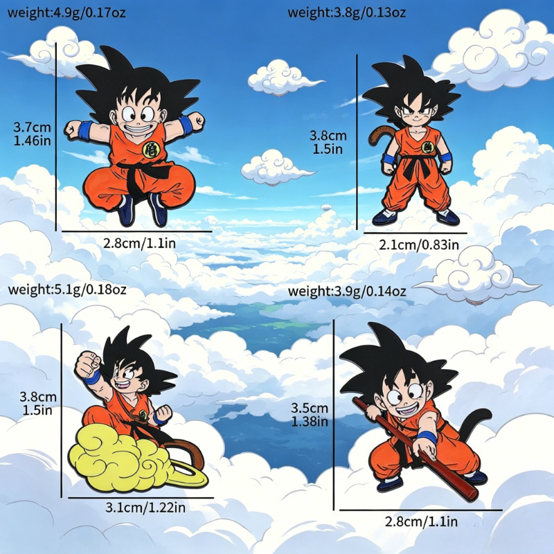 Anime Merchandise Japan - Dragon Ball Son Goku cute metal