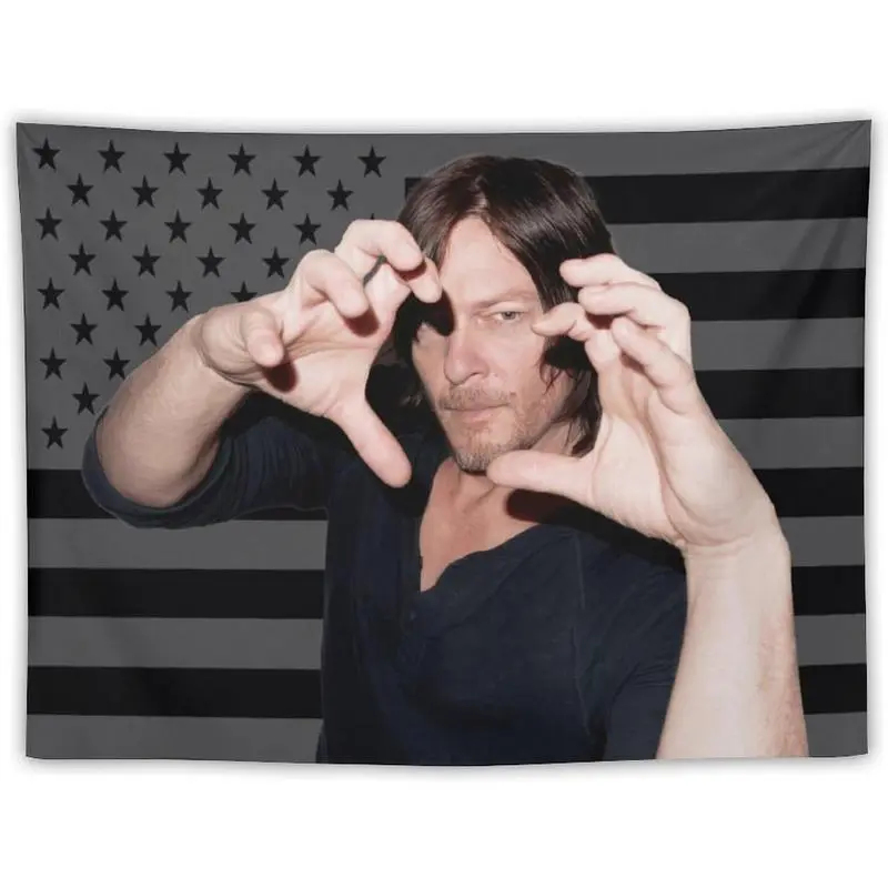 VIKAMA Daryl Dixon USA Flag Ta - Wall Scroll Tapestry recensie en prijs