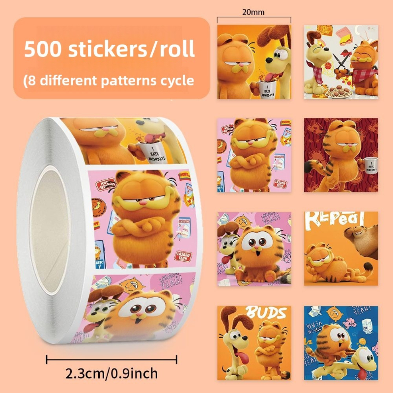 Garfield cartoon cute 500pcs r - Cute Anime Merchandise recensie en prijs