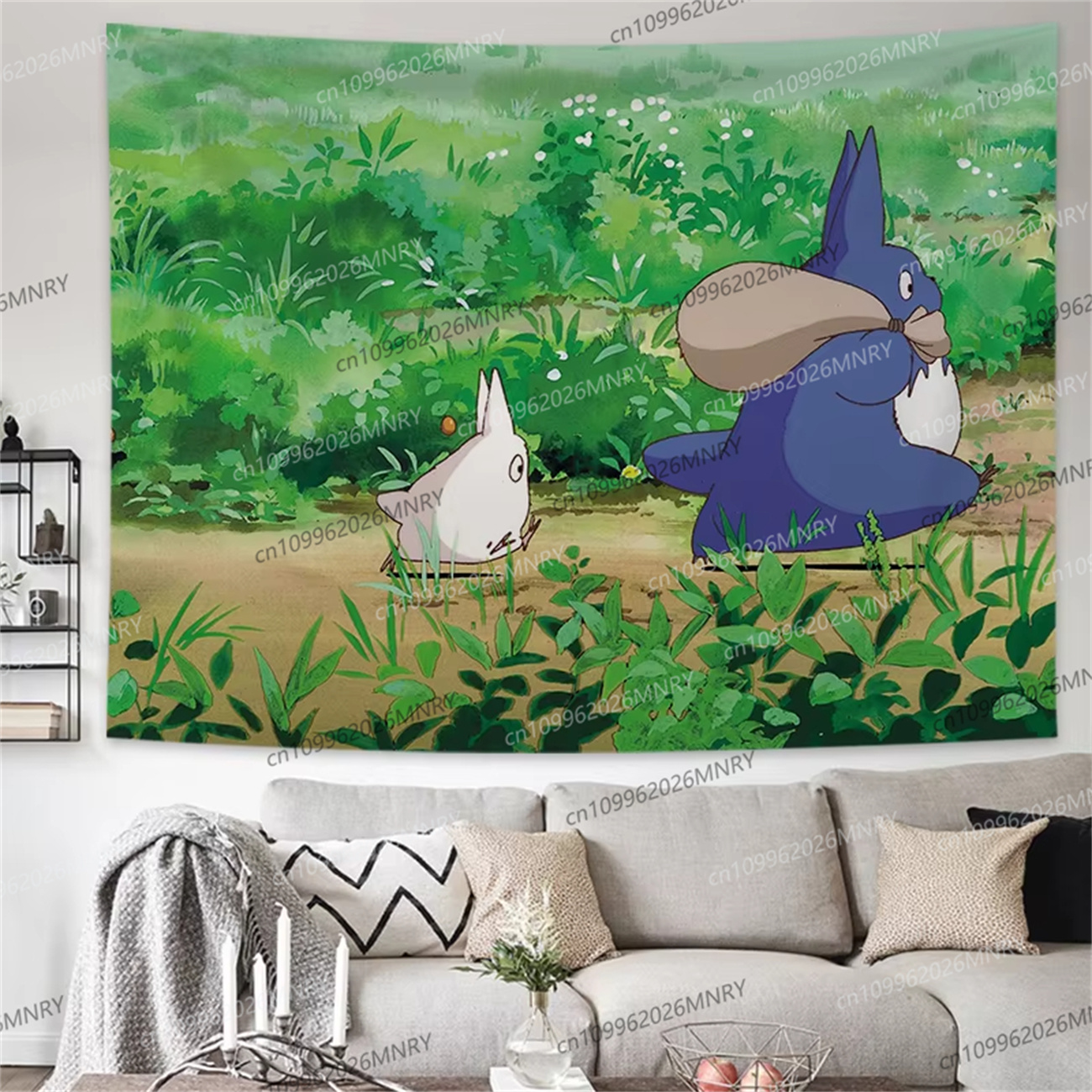 Hayao Miyazaki Totoro Backgrou - Wall Scroll Tapestry recensie en prijs