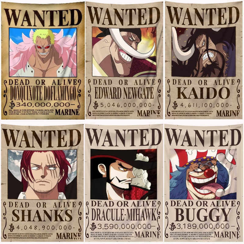 One Piece Manga Tapestry Wante - Wall Scroll Tapestry recensie en prijs