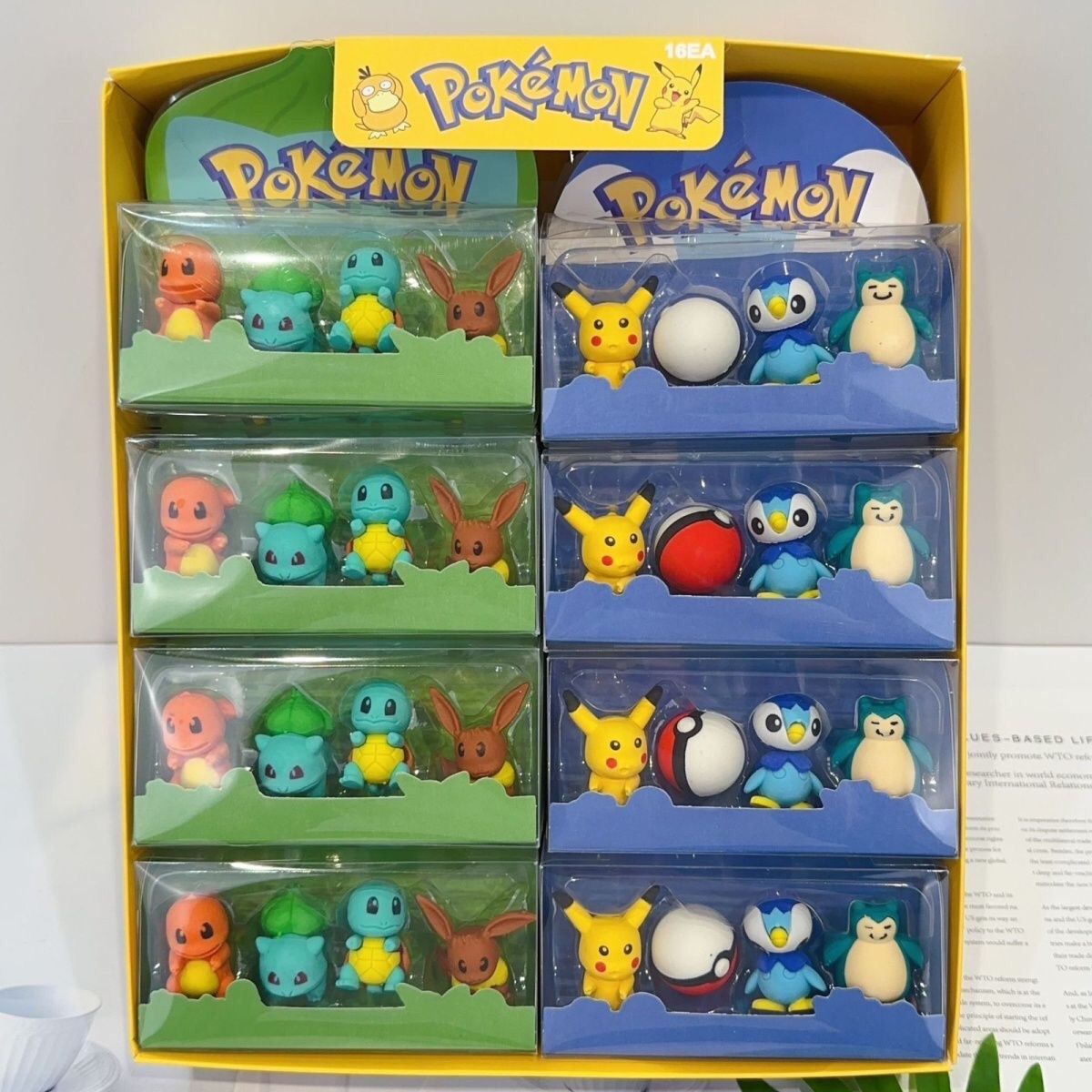 Pokémon figurine erasers, cute - Erased Anime Merchandise recensie en prijs