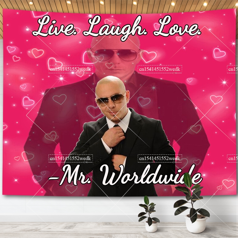 Mr. Worldwide Says To Live Lau - Wall Scroll Tapestry recensie en prijs