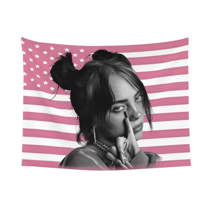 VIKAMA Billie Eilish Tapestry  - Wall Scroll Tapestry recensie en prijs