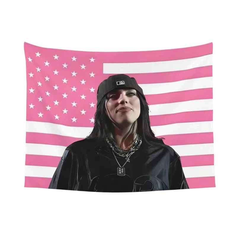 VIKAMA Billie Eilish Tapestry  - Wall Scroll Tapestry recensie en prijs