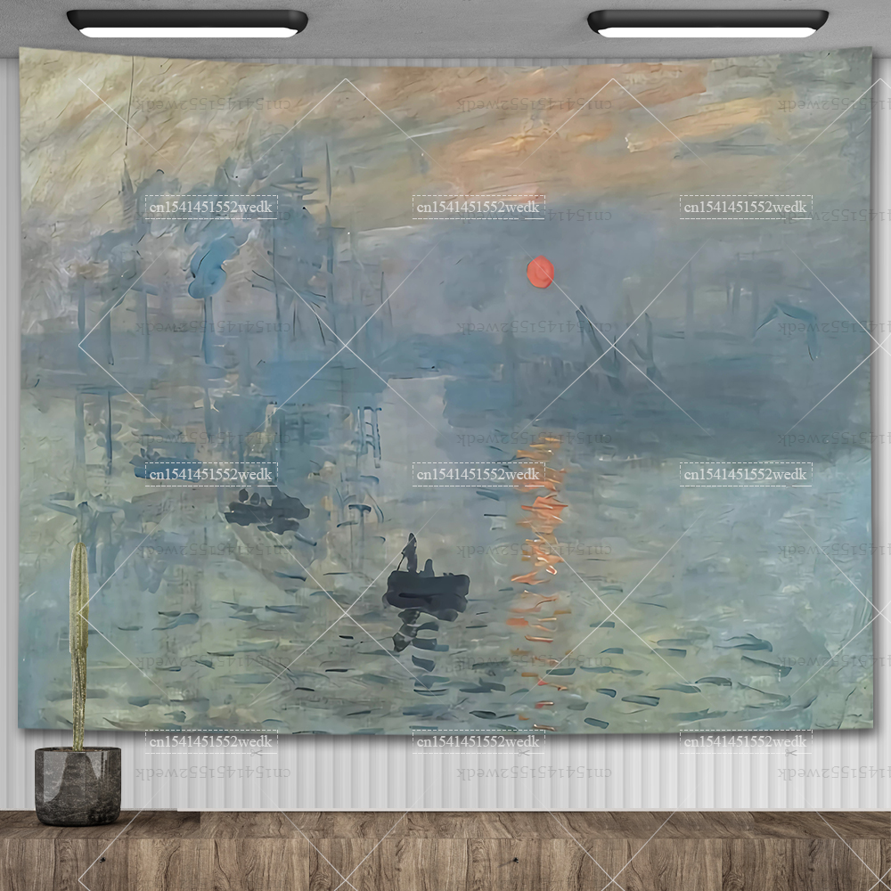 Claude Monet Water Lily Oil Pa - Wall Scroll Tapestry recensie en prijs