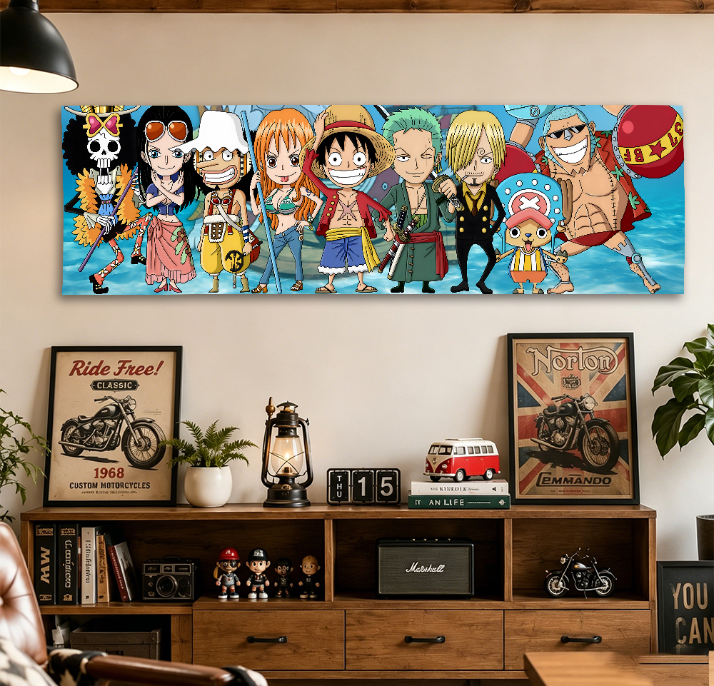 One Piece Straw Hat Crew Q  Ta - Wall Scroll Tapestry recensie en prijs