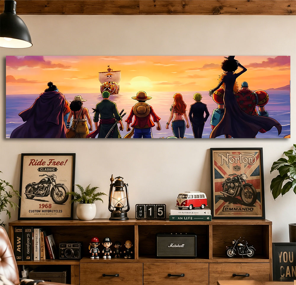 One Piece Straw Hat Crew Q  Ta - Wall Scroll Tapestry recensie en prijs