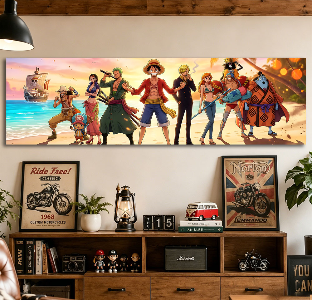 One Piece Straw Hat Crew Q  Ta - Wall Scroll Tapestry recensie en prijs