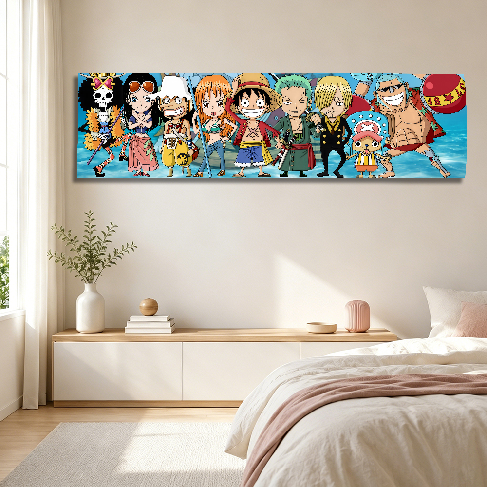 One Piece Straw Hat Crew Q  Ta - Wall Scroll Tapestry recensie en prijs
