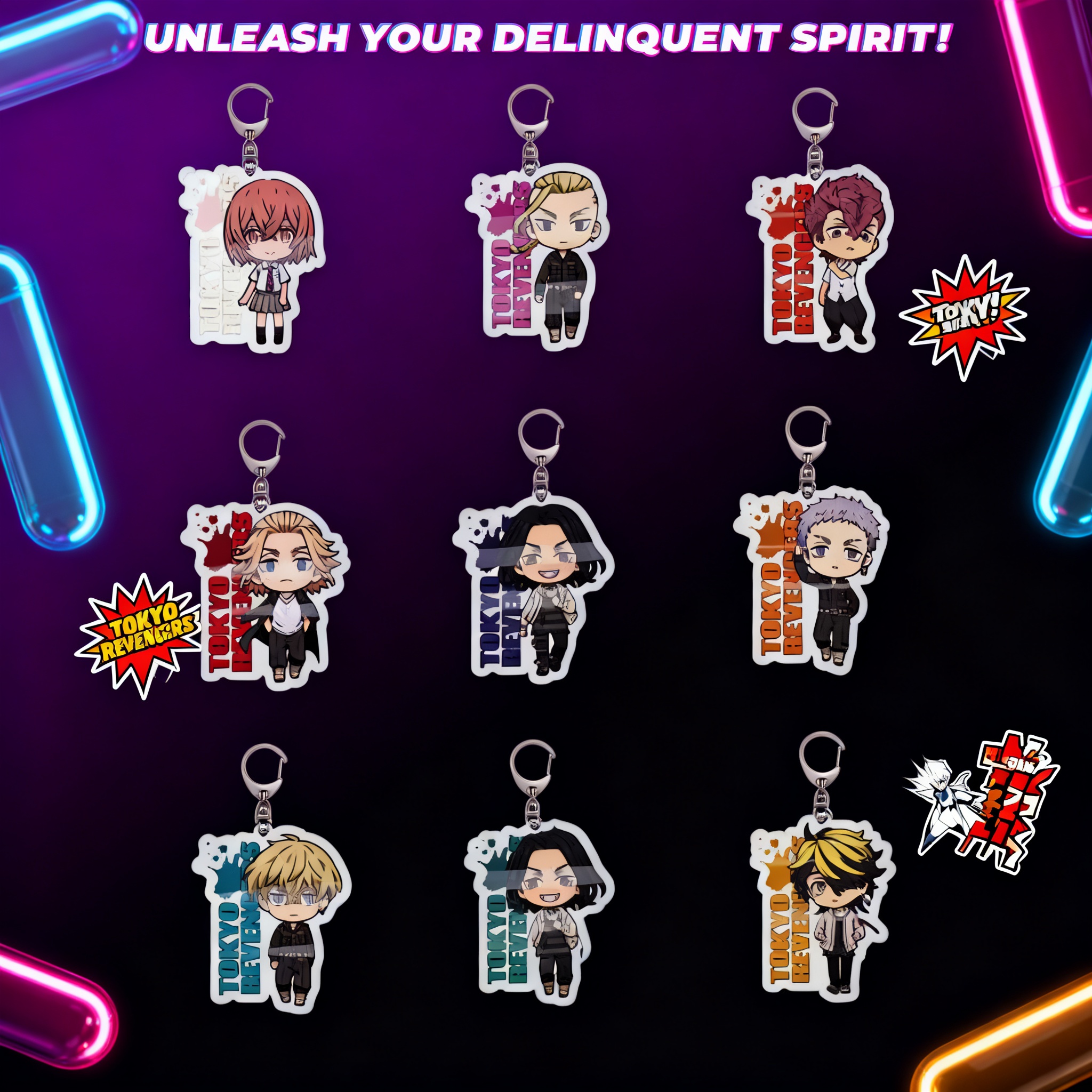 Acrylic Keychain Anime Tokyo R - Anime Merchandise Tokyo recensie en prijs