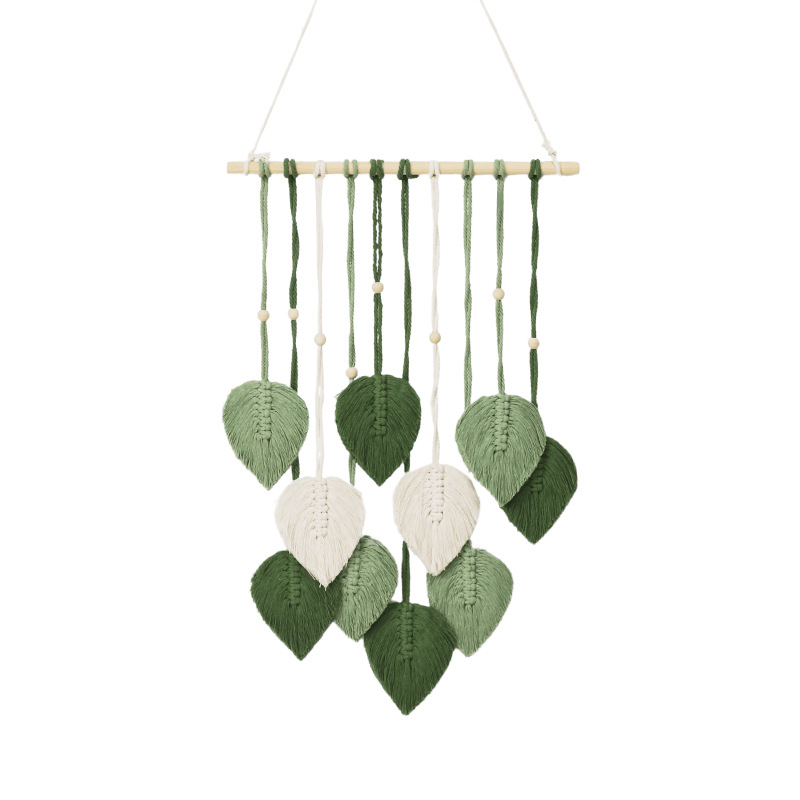 Handmade Leaf Tapestry Weaving - Wall Scroll Tapestry recensie en prijs