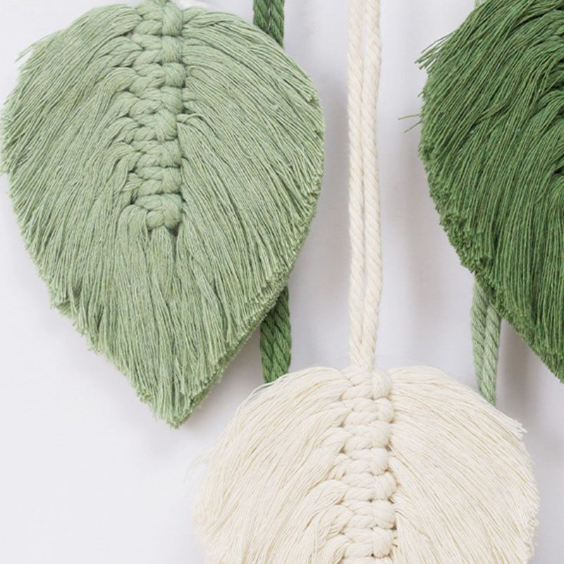 Handmade Leaf Tapestry Weaving - Wall Scroll Tapestry recensie en prijs